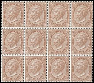 1866 - 30 cent. De La Rue, tiratura di ... 