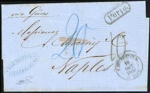 REGNO DITALIA-RUSSIA 1866 - Lettera non ... 