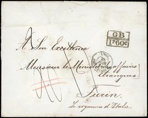 REGNO DITALIA-ST. THOMAS 1864 - 13 June ... 