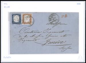 REGNO DITALIA-SVIZZERA 1862 - 20 ... 