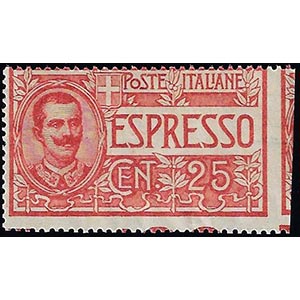 1903 - 25 cent., non dentellato a destra ... 