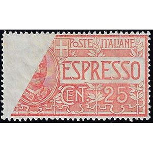 1903 - 25 cent. stampa incompleta (1ca), ... 