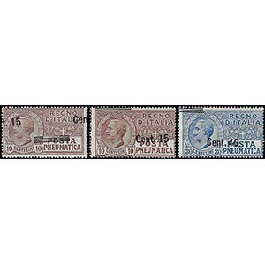 1924/25 - Tre esemplari (4,7), con belle ... 