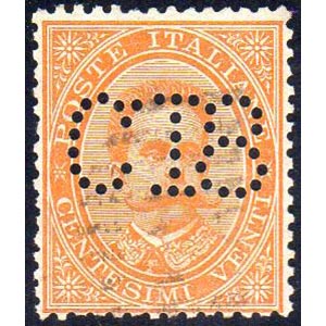1887 - 18 cent. su 20 cent. arancio, ... 