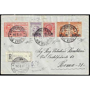 1922 - 10 cent., 20 cent., due esemplari, ... 