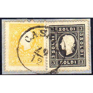 1859 - 2 e 3 soldi II tipo (28,29), ... 