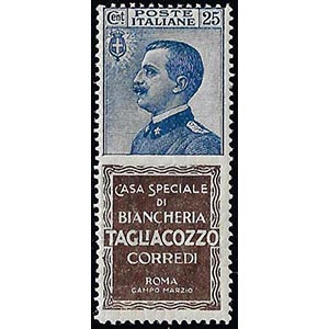 1924 - 25 cent. Tagliacozzo (8), nuovo, ... 