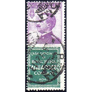 1924 - 50 cent. Tagliacozzo (17), usato, ... 