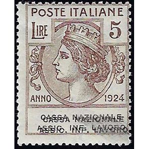 CASSA NAZIONALE ASSIC. INF. LAVORO 1924 - 5 ... 