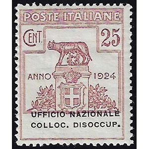 UFFICIO NAZIONALE COLLOC. DISOCCUP. 1924 - ... 