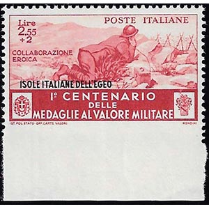 1934 - 2,55 + 2 lire Medaglie, non ... 