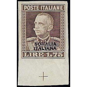 1928 - 1,75 lire bruno, Vittorio Emenuele ... 