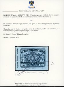 1911 -15 cent. Michetti, libretto ... 