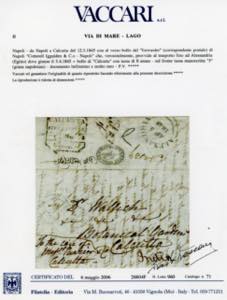 1845 - Lettera prefilatelica da ... 