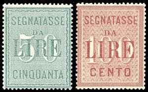 1884 - 50 e 100 lire (15/16), discreta ... 