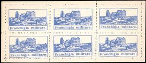 1943 - Franchigia, azzurro oltremare ... 