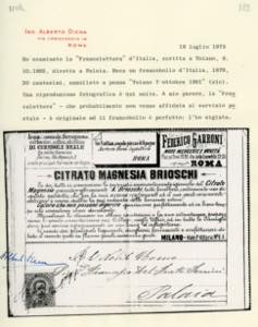 1892 - 20 cent. Umberto I, non ... 