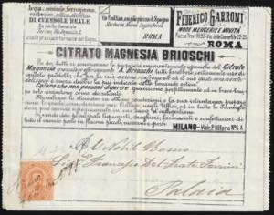 1892 - 20 cent. Umberto I, non perforato ... 
