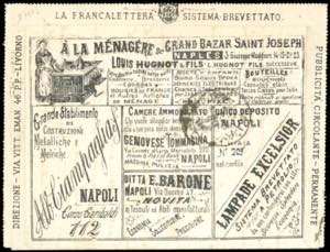 1887 - 4 cent. su 5 cent. Umberto ... 