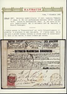 1887 - 10 cent. Umberto I con ... 