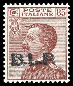 1923 - 85 cent. soprastampa BLP del III tipo ... 