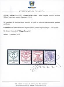 BIBLIOT.CIRCOLANTI MILANO 1924 - ... 