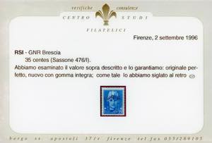 1943 - Soprastampati G.N.R. di ... 