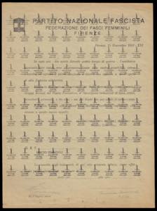 1944 - Foglio di prova della soprastampa ... 