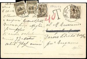 1944 - 30 cent. Monumenti distrutti (506), ... 