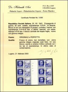 1943 - Eccezionale insieme di ... 