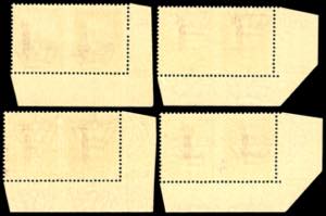 1944 - 30 cent. quattro valori, ... 