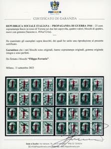 1944 - 25 cent., soprastampa ... 