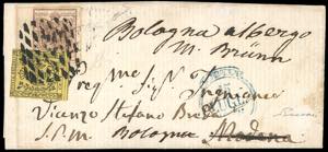 1856 - 30 cent. bruno lillaceo chiaro, II ... 