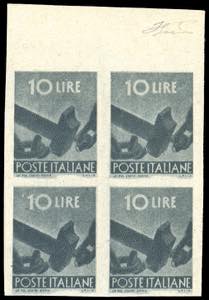 1946 - 10 lire Democratica, falso di Milano, ... 