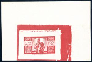 1950 - 100 lire Democratica, FALSO PER POSTA ... 