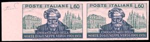1961 - 60 lire Verdi (679), prova di stampa ... 