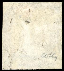 1861 - 1 grano nero, DOPPIA ... 