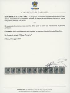 1955 - Siracusana, francobolli in ... 