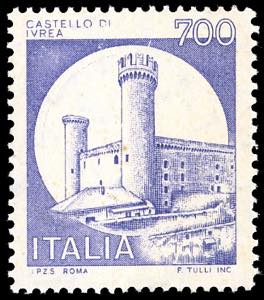 1980 - 700 lire Castello viola senza la ... 