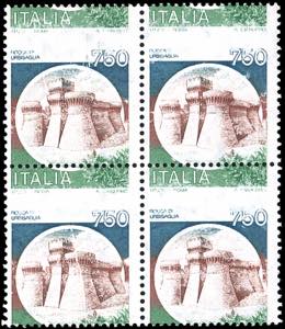 1990 - 750 lire Castelli (1524A), ... 