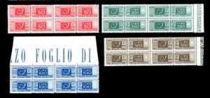 1946/51 - Filigrana ruota, ... 