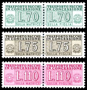 1955/66 - 70 lire, 75 lire e 110 lire ... 