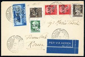 POSTA AEREA 1946 - 50 cent., soprastampa ... 