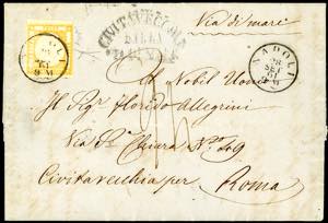 1861 - 20 grana giallo (23), molto ... 