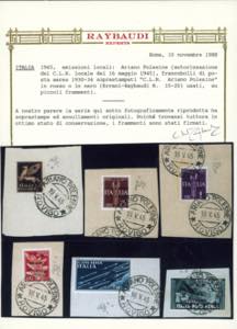 ARIANO POLESINE POSTA AEREA 1945 - ... 