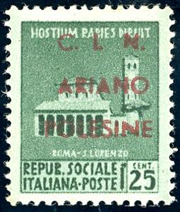 ARIANO POLESINE 1945 - 25 cent. Monumenti ... 