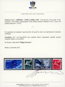 IMPERIA POSTA AEREA 1945 - ... 