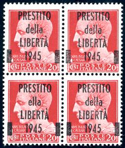 LIVORNO 1945 - 20 cent. soprastampato ... 