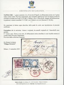 1861 - 1 grano carminio vivo, II ... 