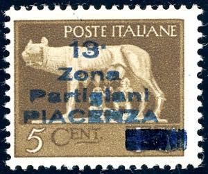 PIACENZA 1945 - 5 cent. Imperiale, ... 